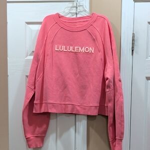 Lululemon Pink Scuba Sweatshirt
